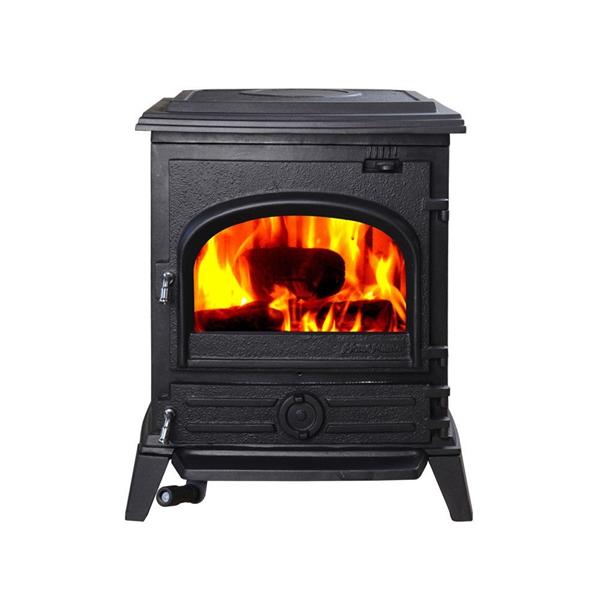 New clean smokeless 517U 1200sq ft small portable cast iron stove woodburning stove door for wholesale