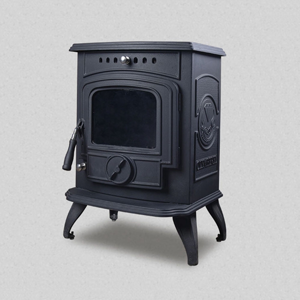 The Palladin 332B 7KW Wood Stove with Water Jacket Small Cast Iron Wood Heater