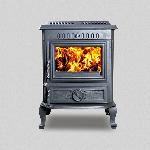 Antique cast iron multi fuel wood burning stove wood 446