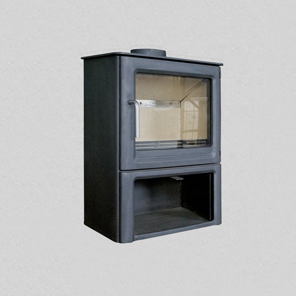 6kw Ecodesign Stove Model 6LS With Log Store For Wholesale With 80% efficiency