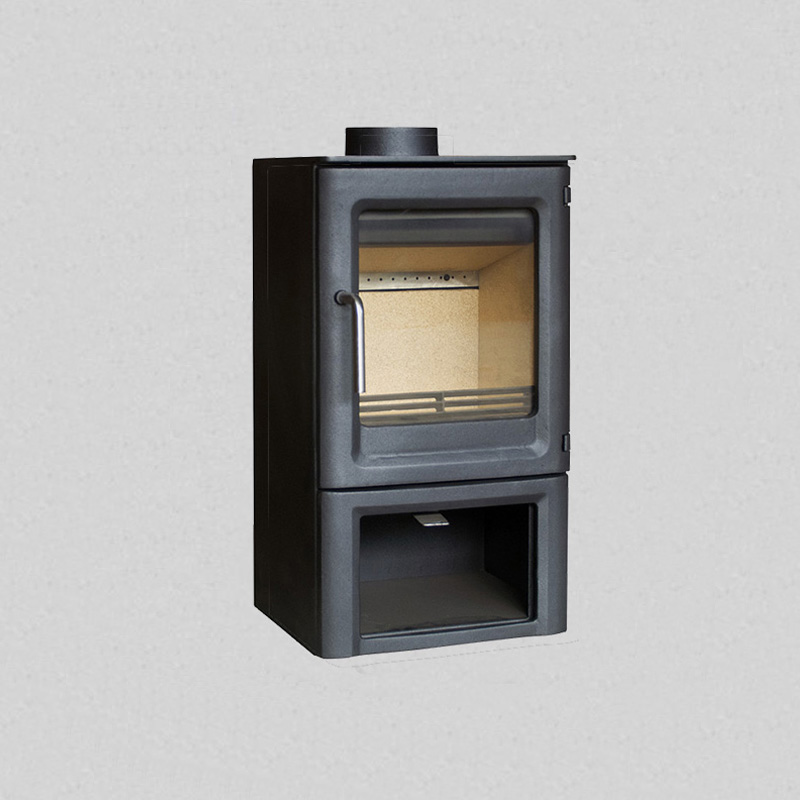 Model 5LS 83% Efficiency Eco Design 2022 Ready 5KW Wood Stove with Log Stand