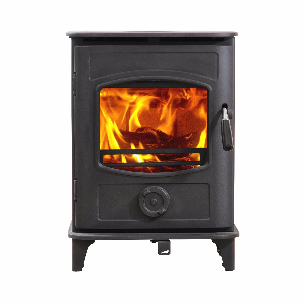 Modern CE, DEFRA, EPA, UL, ULC certified Graphite 5 GR905 portable steel plate wood burning stove for wholesale