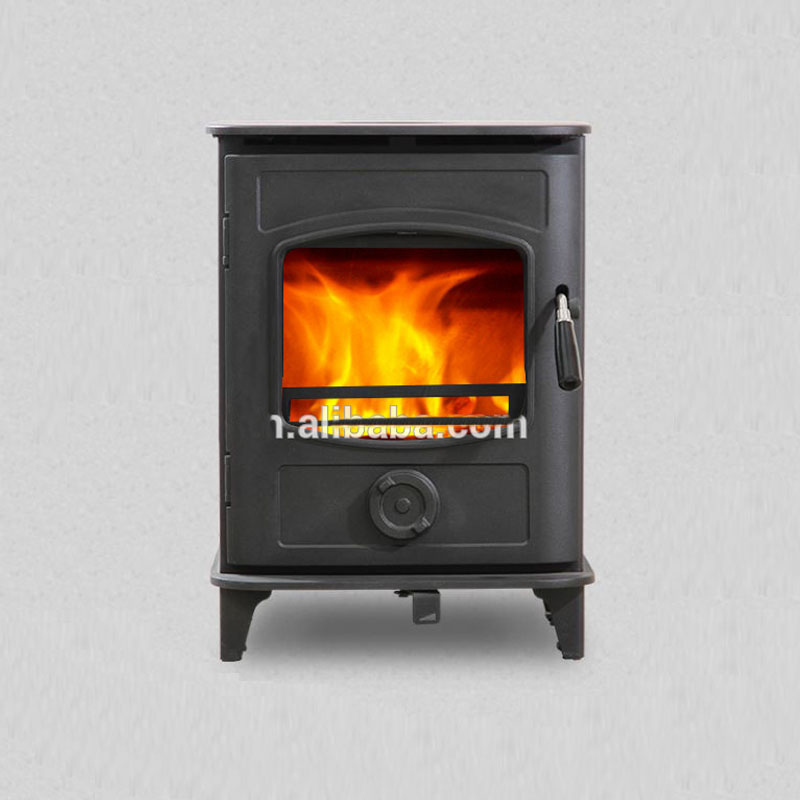 Freestanding 5 kw cheap wood burning cast iron wood stove fireplace with CE Defra