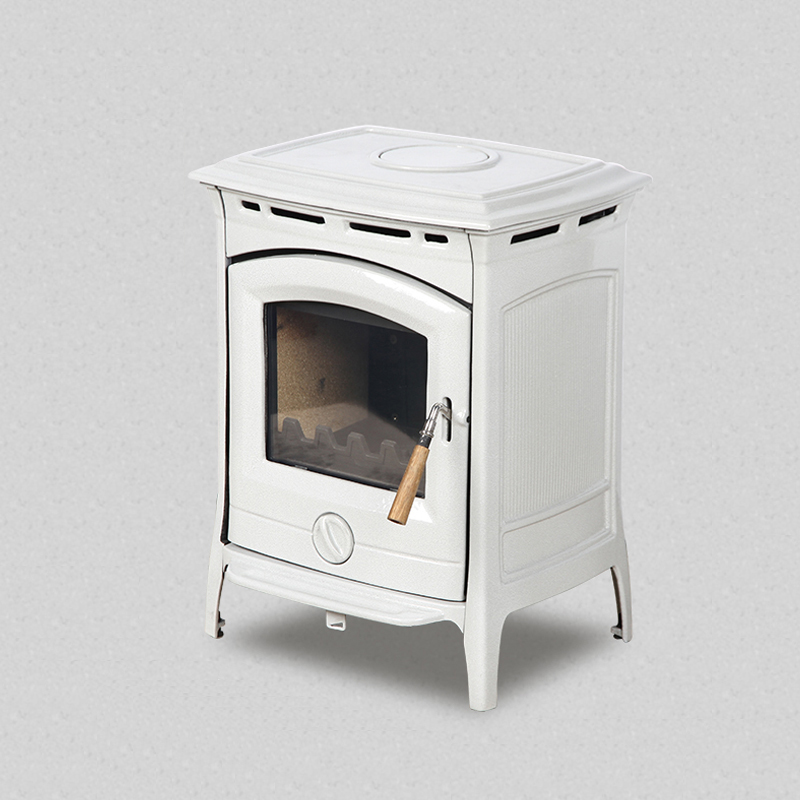 Enamel wood burning stove Traditional fireplace from China 905UCE Grey