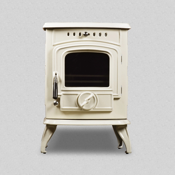 Freestanding Cast Iron Wood Stove with Enamel 332E