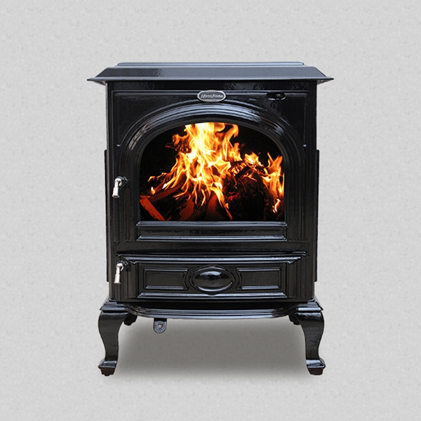 Medium size Cast Iron Enamel Indoor Wood Burning Stove Fireplace