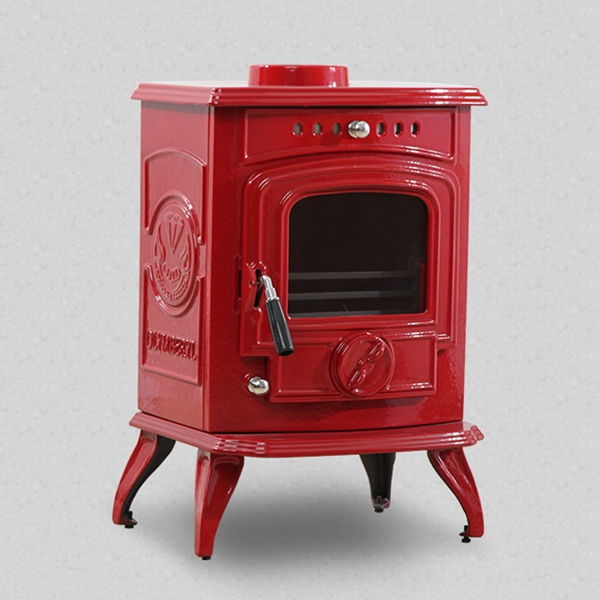 Enamel Cast Iron Wood Stoves style Wood Heater Fire Place and Wood Burning Stove