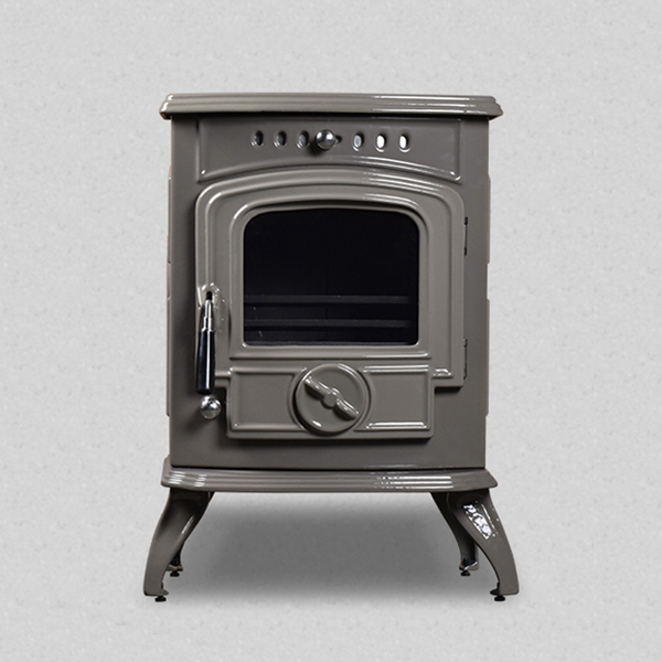332 Enamel Caesious CE Approved freestanding cast iron wood burning fireplace